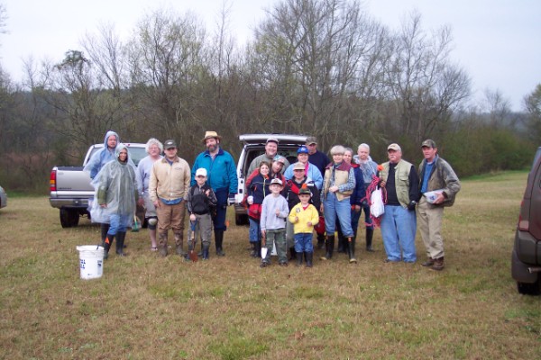 BPS members ready to collect fossils